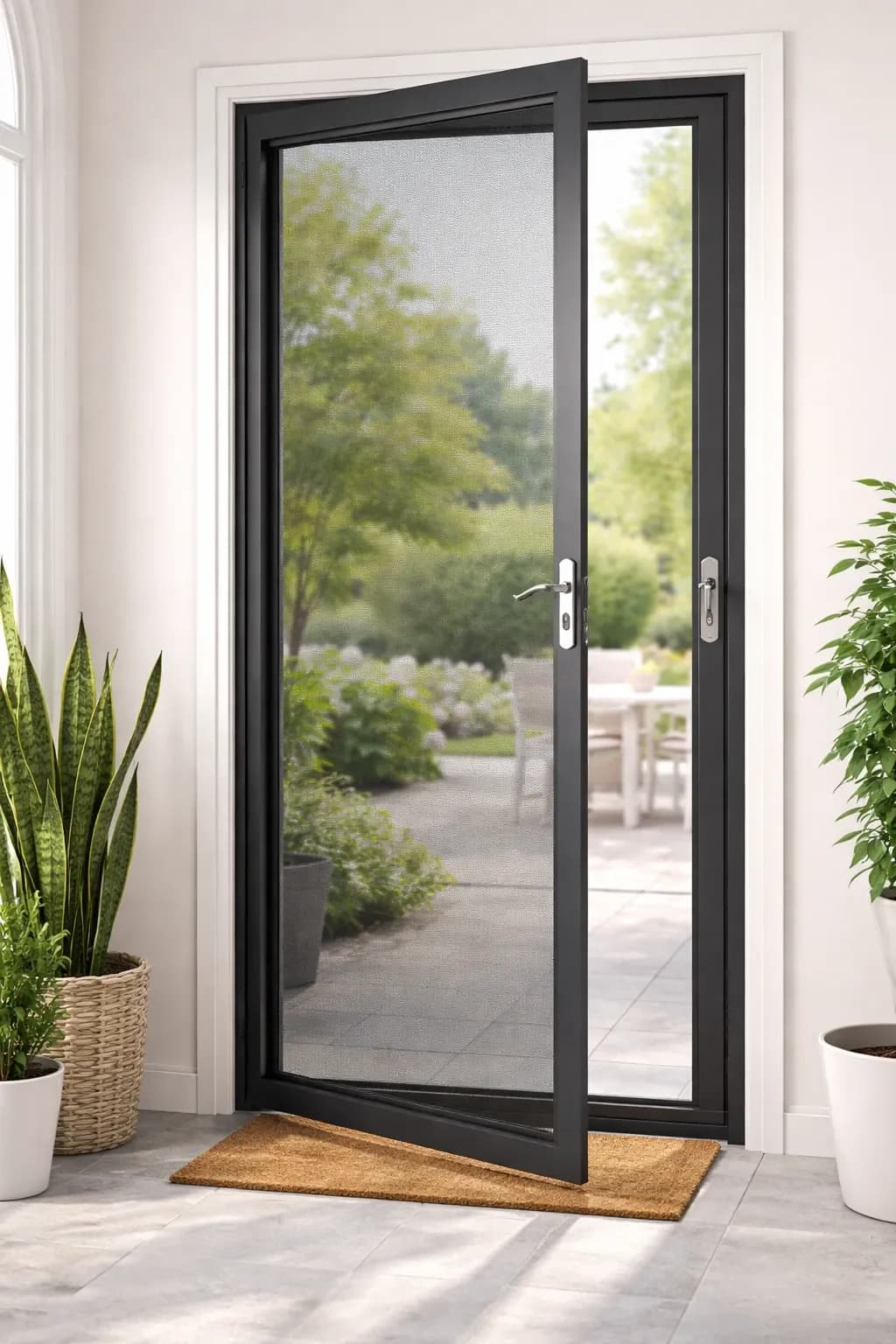 Hinged Screen Door